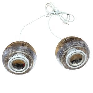 Vintage Clear M6531 Apple Pro Speakers by Harman Kardon For iMac Iridescent